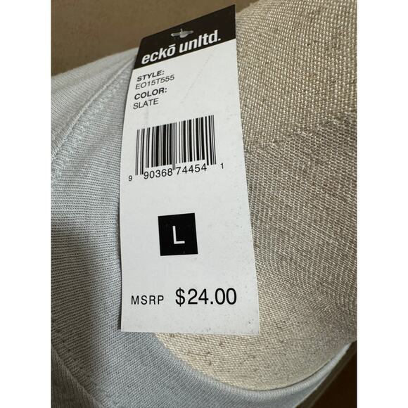 Ecko Unltd Puff Print Rhino Tee Slate Gray L NWT Y2K Streetwear Graphic - Picture 5 of 5